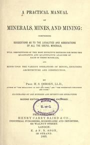 Cover of: A practical manual of minerals, mines, and mining by H. S. Osborn, H. S. Osborn