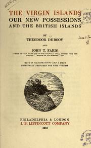 The Virgin Islands by Theodoor Hendrik Nikolaas de Booy, Theodoor Hendrik Nikolass de Booy, John Thomson Faris