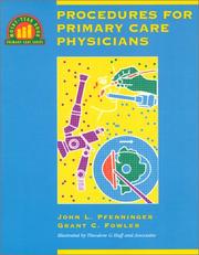 Cover of: Procedures for primary care physicians