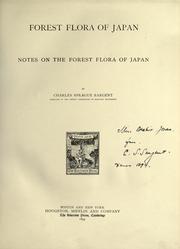 Cover of: Forest flora of Japan. by Sargent, Charles Sprague