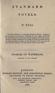 Cover of: Stories of Waterloo. by W. H. (William Hamilton) Maxwell