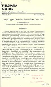Large Upper Devonian arthrodires from Iran by Hans-Peter Schultze