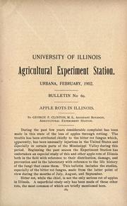 Cover of: Apple rots in Illinois
