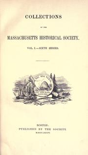 Cover of: Collections. by Massachusetts Historical Society