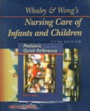 Cover of: Whaley & Wong's nursing care of infants and children by Donna L. Wong
