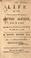 Cover of: The life of the Very Reverend and learned Cotton Mather, D.D. & F.R.S. Late pastor of the North church in Boston. Who died, Feb. 13. 1727, 8.