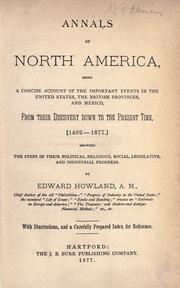 Cover of: Annals of North America by Edward Howland, Edward Howland