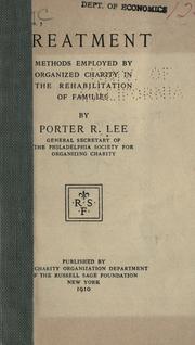 Treatment by Lee, Porter Raymond