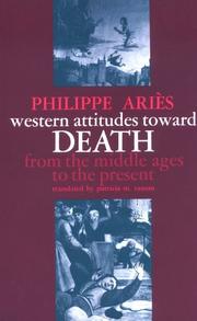 Cover of: Western Attitudes toward Death by Philippe Ariès