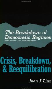 The Breakdown of Democratic Regimes, Vol. 1 by Juan J. Linz
