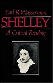 Cover of: Shelley: A Critical Reading