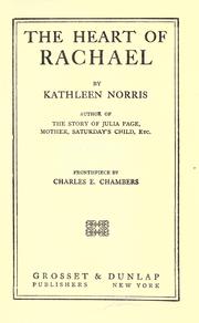 Cover of: The heart of Rachael by Kathleen Thompson Norris