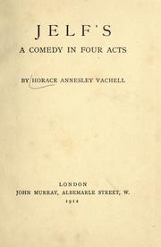 Cover of: Jelf's by Horace Annesley Vachell