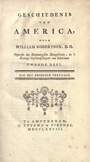 Cover of: Geschiedenis van America