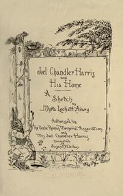 Cover of: Joel Chandler Harris and his home