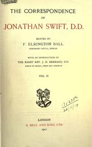 Cover of: Correspondence. by Jonathan Swift