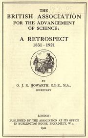 Cover of: The British association for the advancement of science by Osbert John Radcliffe Howarth