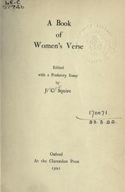 Cover of: A book of women's verse by John Collings Squire