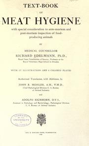 Text-book of meat hygiene by Richard Heinrich Edelmann
