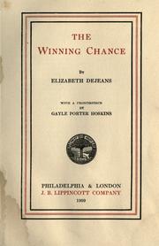 Cover of: The winning chance