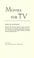 Cover of: Movies for TV.