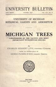 Cover of: Michigan trees: a handbook of the native and most important introduced species