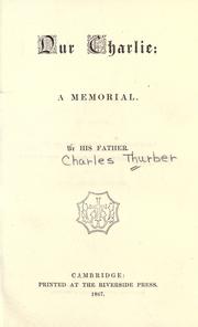 Cover of: Our Charlie by Charles Thurber