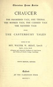 Cover of: The Prioresses tale by Geoffrey Chaucer