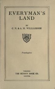 Cover of: Everyman's land by Charles Norris Williamson