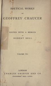 Cover of: Poetical works. by Geoffrey Chaucer