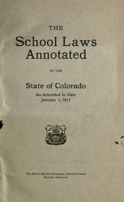 The school laws by Colorado.