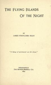 The Flying Islands of the Night by James Whitcomb Riley