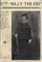 Cover of: History of "Billy the Kid,"