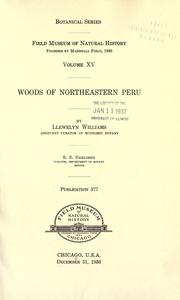 Cover of: Woods of northeastern Peru