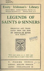 Legends of saints & sinners by Douglas Hyde