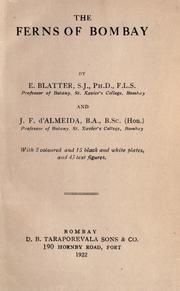 Cover of: ferns of Bombay