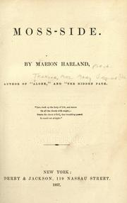 Cover of: Moss-Side by Marion Harland