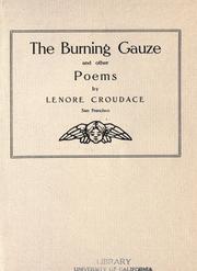 Cover of: The burning gauze: and other poems.