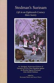 Cover of: Stedman's Surinam: life in an eighteenth-century slave society