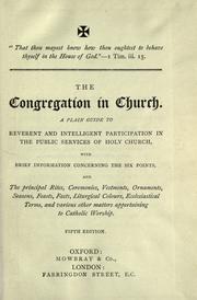 Cover of: The Congregation in church