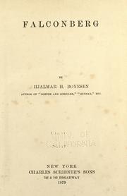 Cover of: Falconberg by Hjalmar Hjorth Boyesen, Hjalmar Hjorth Boyesen