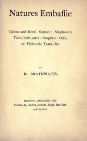 Cover of: Natures embassie: Divine and morall satyres; Shepheards tales, both parts; Omphale; Odes, or Philomels tears, &c.