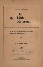 Cover of: The little statesman. by Francis J. Schulte