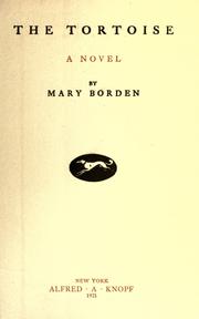 Cover of: The tortoise by Mary Borden
