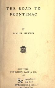 Cover of: The road to Frontenac