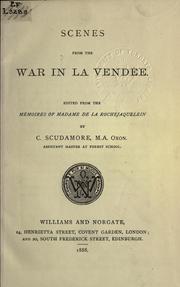 Cover of: Scenes from the war in La Vend©Øee