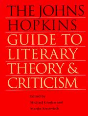 Cover of: The Johns Hopkins guide to literary theory and criticism