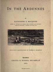 Cover of: In the Ardennes by Katharine S. Macquoid