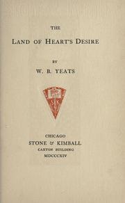 The land of heart's desire nach William Butler Yeats