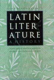Latin literature by Gian Biagio Conte